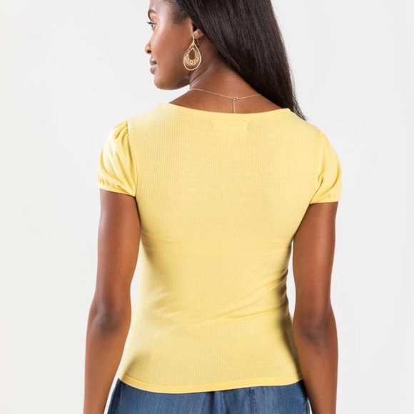 Francesca's | NWT Thea Square Neck Top - Picture 3 of 7